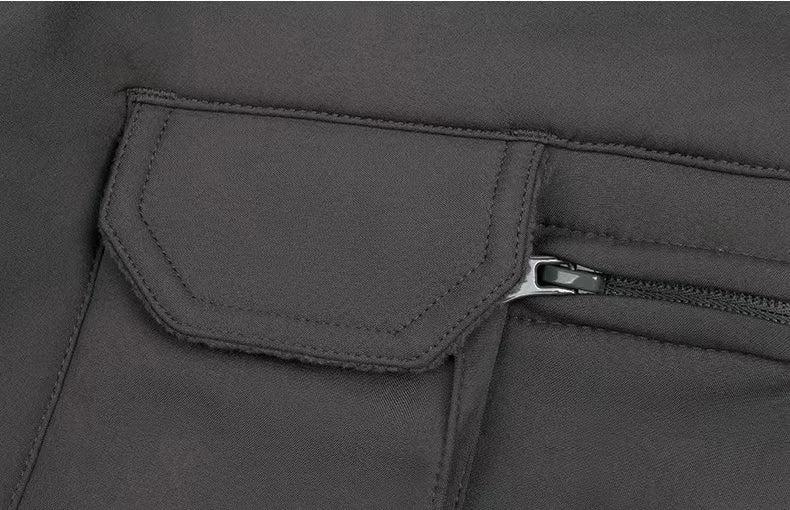 Men’s Cargo Tactical Waterproof Durable Winter Thermal Work Pants - SharkSkin Waterproof Thermal Hiking Work Pants