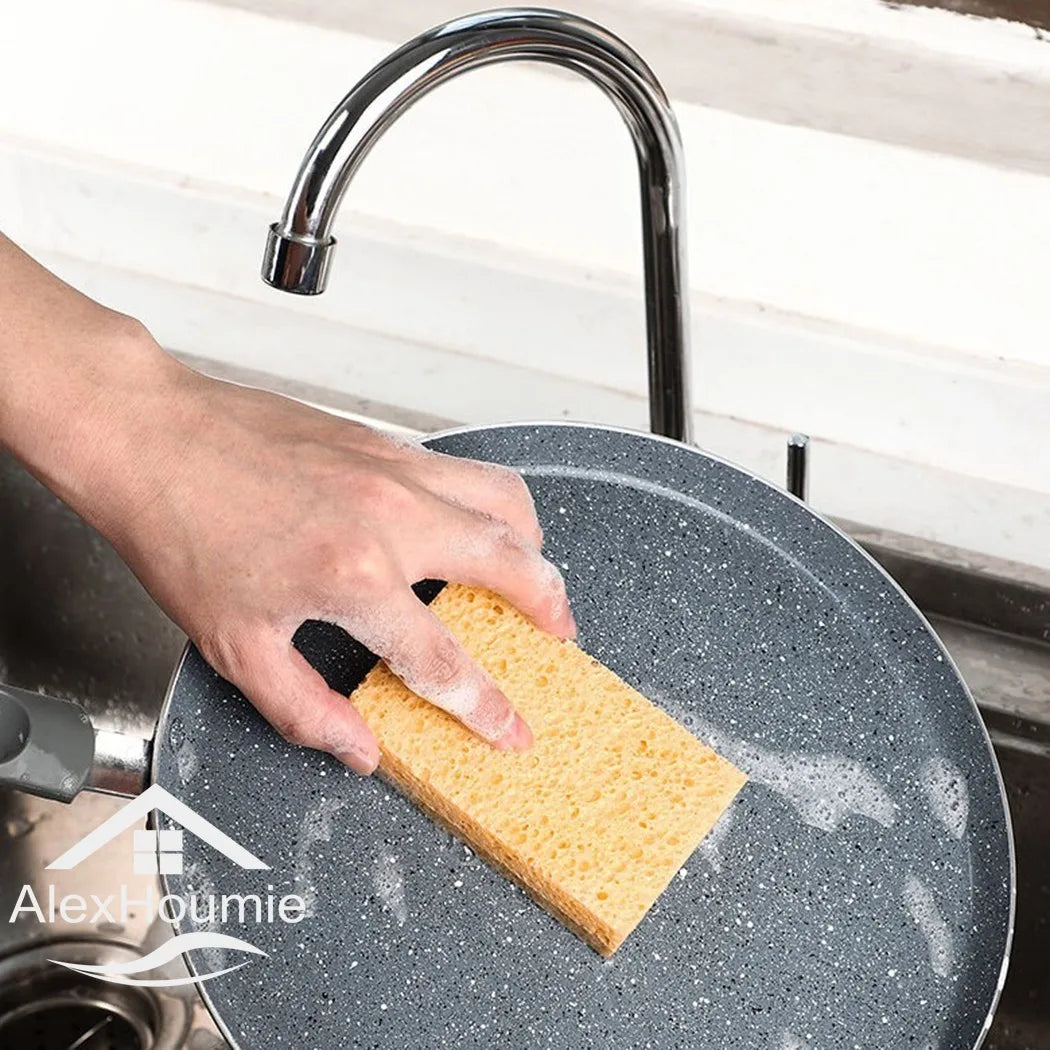 Eco Biodegradable And Compostable Wood Pulp Cotton Scouring Pad