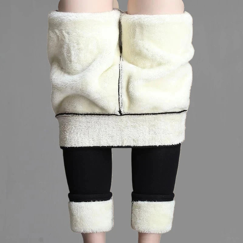 Women Winter Plus Velvet Stretch Leggings