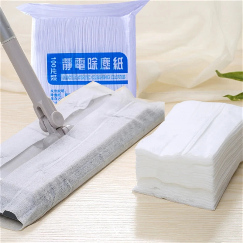 Disposable MicroFibre Electrostatic Floor Swivel Mop