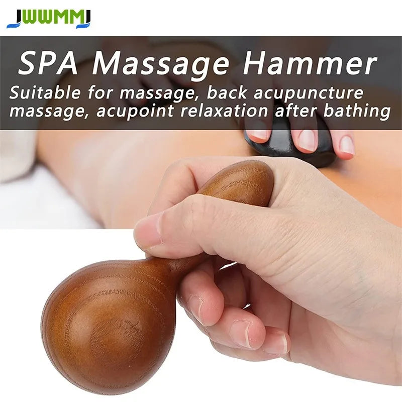 Wooden Handheld Massager Stick for Fascia