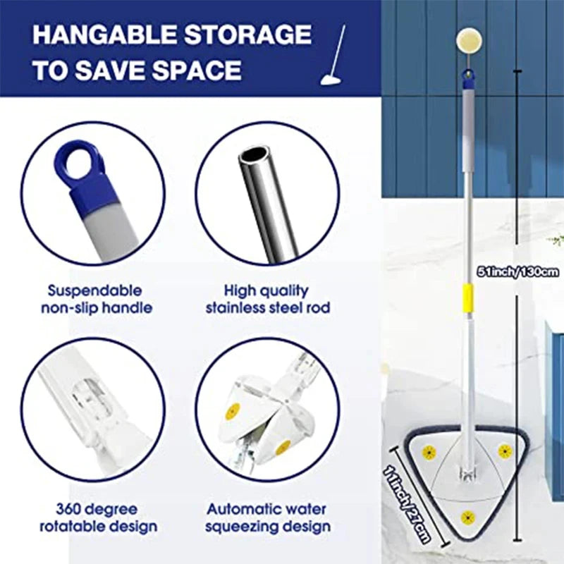 UNTIOR Telescopic Triangle Mop