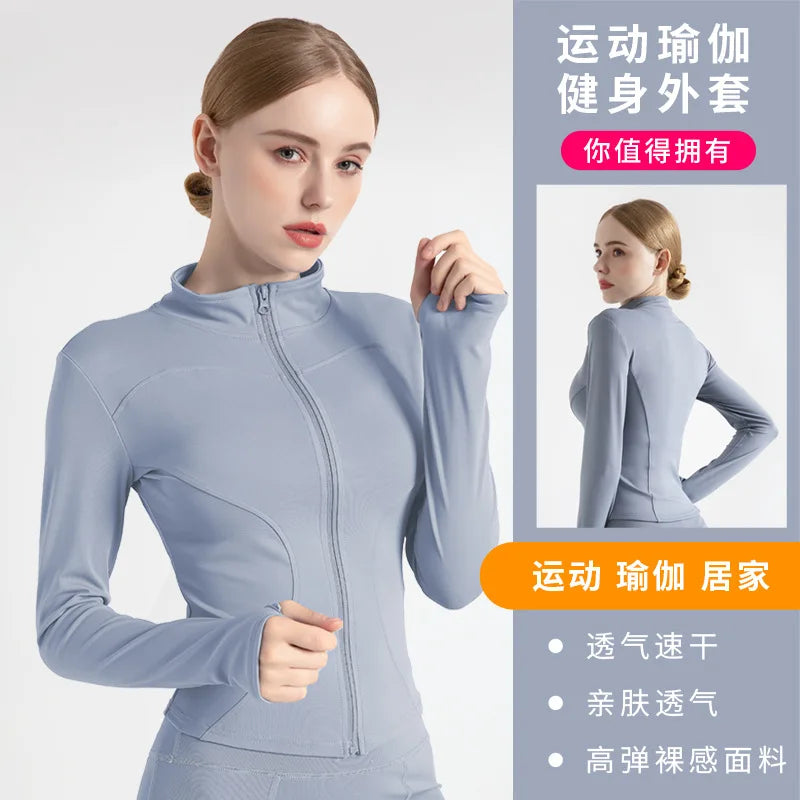 Long Sleeve Woman Sports Jacket