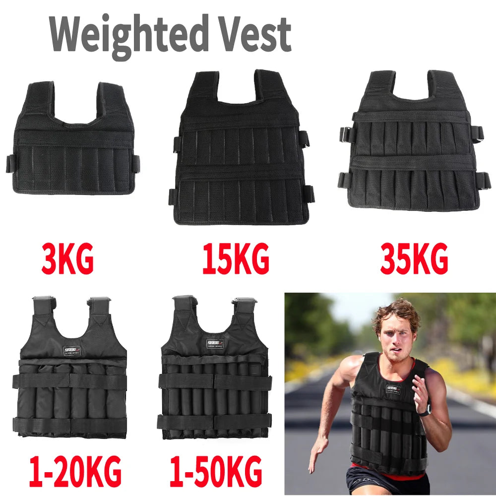 3/15/35kg Weight Training Suit Running Vest