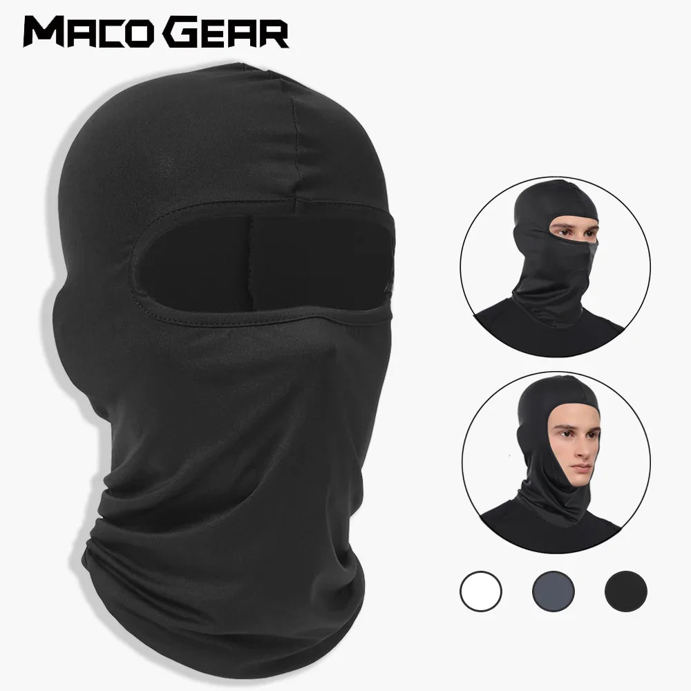 Breathable Sports Balaclava Hat Quick-Dry Windproof Full Face Mask Headgear